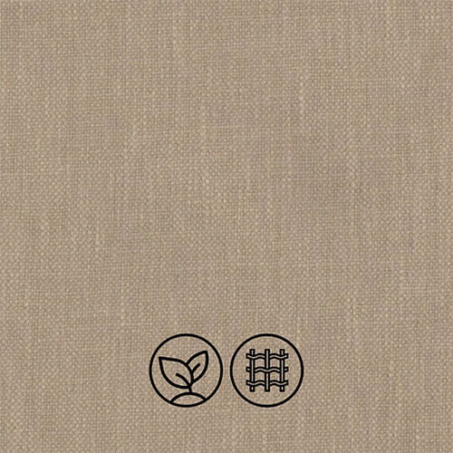 <b>Hardwearing Cotton Blend</b><p>

<p>Eco Friendly, Durable<p>

<b>Composition</b>: 48% Cotton, 52% Polyester<p>

Sempre is a durable polyester-cotton blend that combines the strength of polyester with the softness of cotton. Its natural tones provide versatile style, seamlessly complementing both modern and traditional home interiors while offering practical everyday performance.